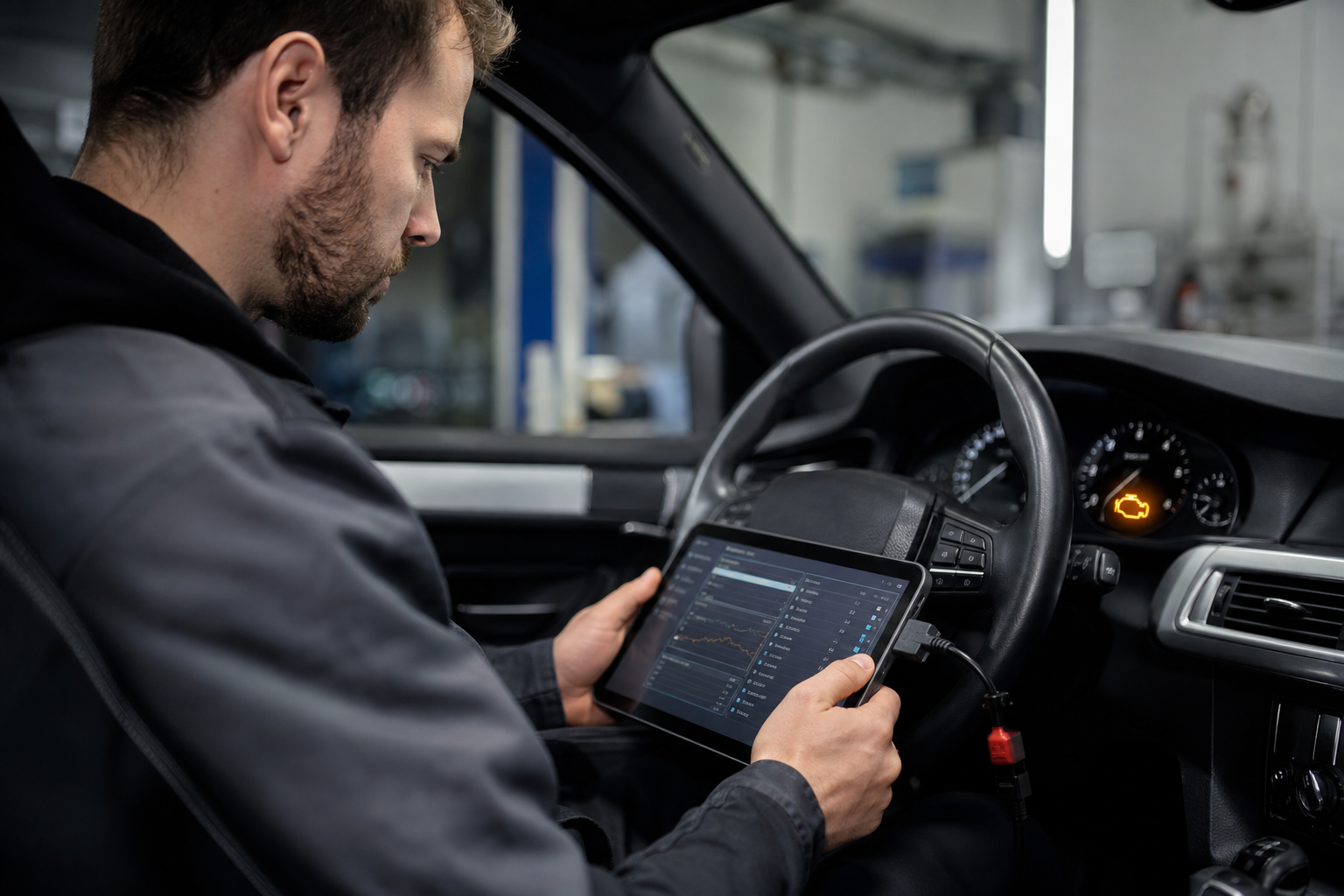 Vehicle diagnostic assessment before an ECU remap